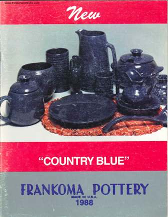 Frankoma catalog 1988 front cover